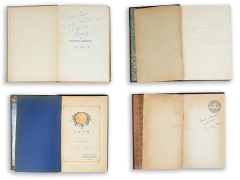 Szomory Dezső: Gyűjtemény Szomory Dezső első kiadású, dedikált műveiből (28 db)  Budapest / Paris, 1892-1937. 