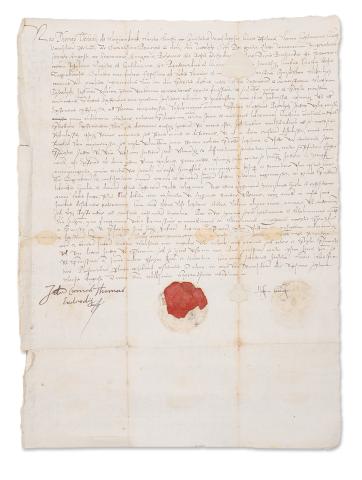 Erdődy Tamás parancslevele 1607 Varasd 