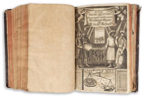 Freitag, Adam - Schildknecht, Wendelin - Scheither, Johann Bernhard von: A Sammelband of four 17th-century military treatises   