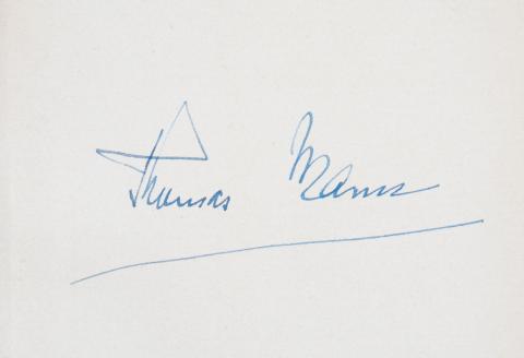 Jonas Lesser : Thomas Mann in der Epoche seiner Vollendung  München, 1952. Verlag Kurt Desch 