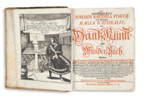 Della Porta, Giambattista: Magia naturalis, oder Haus-, Kunst- und Wunderbuch... 1713 Nürnberg 