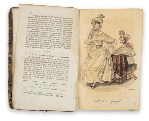 Der Spiegel für Kunst, Elegant und Mode. 1832. Nr. 53- Nr. 104. [Második félév, egybekötve]  [Ofen – Buda, 1832, Franz Wiesen.]  