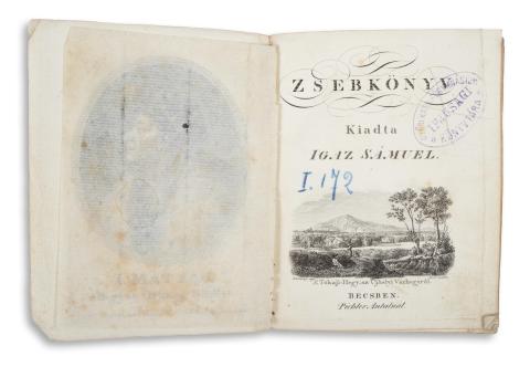 Zsebkönyv.[1822-re.] Kiadta Igaz Sámuel.  Bécsben, [1821] Pichler Antal 
