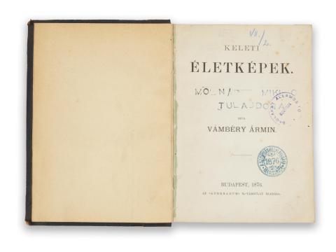 Vámbéry Ármin: Keleti életképek.  Budapest, 1876, Athenaeum 