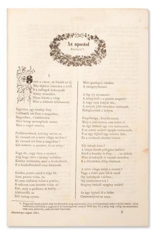 Alkotmányos Nagy Naptár 1862. évre. Kiadja Müller Gyula.  Pest, 1862, Beimel J. és Kozma Vazul  