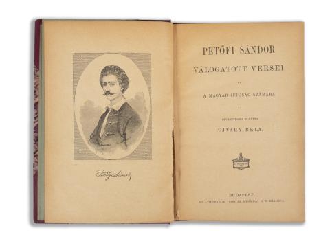 Petőfi Sándor válogatott versei. A magyar ifjuság számára.    Budapest, é.n. Athenaeum Irod. és Nyomdai R. T. 