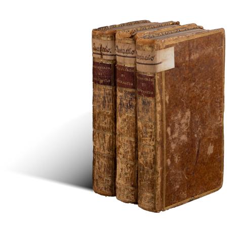 Boccaccio, Giovanni: Il Decamerone. I-III.   Londra (r. Paris), 1768. Marcello Prault 