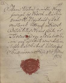 A szászvárosi fazekas céh kétnyelvű (német-magyar), kéziratos szabályzata 1831-ből.