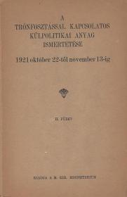 IV. Károly visszatérési kisérletei  (Bp.) (Budapesti Hirlap ny.)