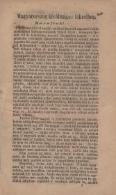Széchenyi István, g(róf): Magyarország kiváltságos lakosihoz 1844 (Pest Beimel József.)