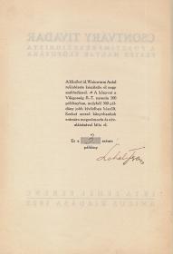 Lehel Ferenc: Csontváry Tivadar, a posztimpresszionista festés magyar előfutára 1922 (Bp.) Amicus
