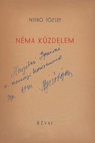Nyirő József: Néma küzdelem. Regény.  (Bp. Révai