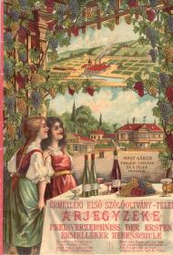 Az Érmelléki Első Szőlőoltvány-telep 1903-1904. évi árjegyzéke. Szerkeszti Nagy Gábor. 1903 (Bp.) ("Pátria" ny.)