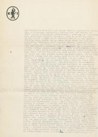 Kner Imre (1890-1944) tipográfus saját kezűleg aláírt, gépelt levele Rusznyák István egyetemi professzornak.