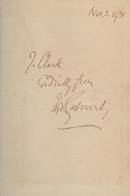 Galsworthy, John: Maid in Waiting  London William Heinemann Ltd