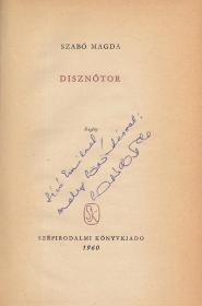 Szabó Magda: Disznótor. Regény. 1960 (Bp.) Szépirodalmi