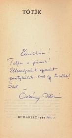 Örkény István: Tóték 1967 Bp. (Magvető.)
