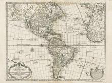 de L'Isle, Guillaume: Carte D'Amerique, dressée pour l'usage du Roy. 1763 Párizs