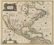 Hondius, Henricus: America Septentrionalis 1636 Amszterdam
