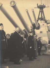 Visita di S.A.S. l'Ammiraglio Nicola Horthy de Nagybanya reggente del Regno d'Ungheria a S.M. Vittorio Emanuele III Re d'Italia imperatore d'Etiopia. 24-28 Novembre 1936. 1936 Roma Luce