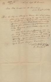 Németh László (1815-1893) háromszéki kormánybiztos saját kezűleg aláírt, hivatalos levele Dósa Elek brassóvidéki kormánybiztoshoz.