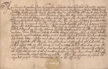 A somorjai szíjgyártó céh magyar nyelvű tanulólevele.