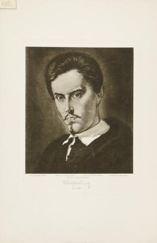 Dobai Székely Andor: Petőfi Sándor születésének centáriumára készült rézmetszetű kép 1923 Budapest 