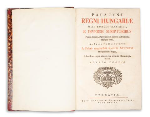 [Schmitth Miklós] : Palatini regni Hungariae bello paceque clarissimi e diversis scriptoribus Patriis...   [Nagyszombat] Tyrnaviae, Typis Academis Societatis Jesu, 1760 