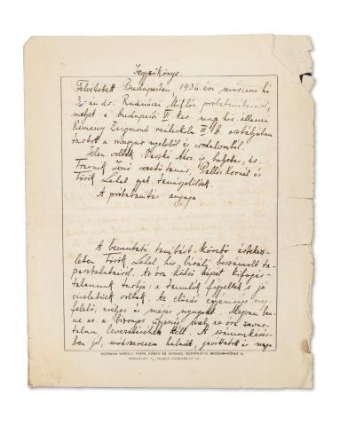 Radnóti Miklós próbatanításának jegyzőkönyve [VÉDETT]   