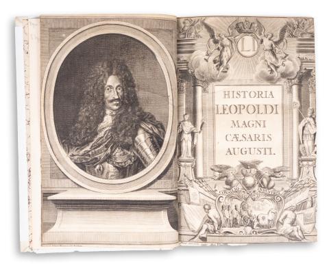 Wagner, Francisco: Historia Leopoldi Magni Caesaris Augusti. Pars. I-II.  Augustæ Vindelicorum, 1719-1731. Georgi Schlüter&Martini Happach. Typis Petri Detleffsen. 