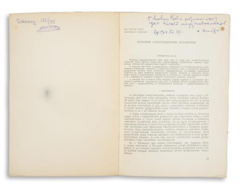 Bauer Jenő, Dr.: Budapest gyógyfürdőinek fejlesztése. Különlenyomat.  Budapest, 1964, [Tankönyvkiadó, Egyetemi ny.] 