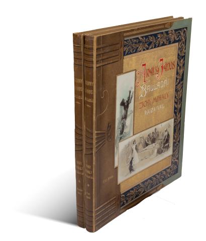 Arany János: Arany jános balladái Zichy Mihály rajzaival. 1-2. köt.  Budapest, é.n. Ráth Mór [Hornyánszky] 