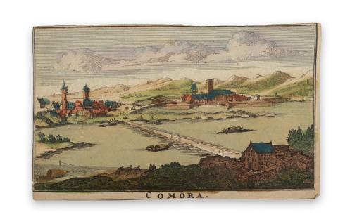 Komárom látképe: Danckerts, Justus: Comora - Komárom   Amsterdam, [1692.] 