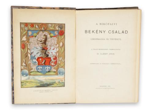 Illéssy János, Dr.: A mikófalvi Bekény család leszármazása és története. A család megbízásából összeállította - -.  Budapest, 1902, "Hunnia" könyvny. 