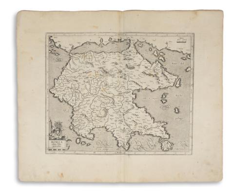 Mercator, Gerard: Morea olim Peloponessus  Amsterdam, 1619. Hondius, Jodocus (ifj.) 