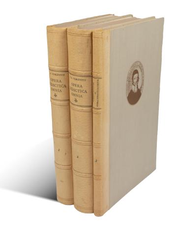 Comenius, Joannes Amos: Opera didactica omnia 1-3. kötet.  Pragae, 1957,  Academia Scientiarum Bohemoslovenica [Svoboda officina] 