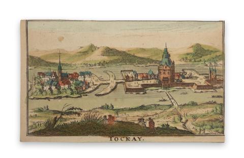 Tokaj látképe: Danckerts, Justus: Tockay - Tokaj   Amsterdam, [1692.] 