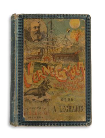 Verne Gyula [Verne, Jules]: Öt hét léghajón. Fordította Zempléni Gyula  Budapest, é.n. [1891]  Eisler G. [Budapesti könyvny.] 