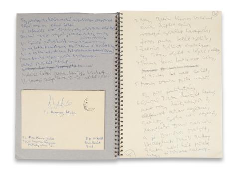 Kormos István Vackor az első bében című meséje utolsó fejezetének majdnem teljes autográf kézirata   