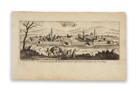  Hatvan látképe - Peeters, Jan -Bouttats, Gaspar -  Haftwan  Antwerpen,  1690. 