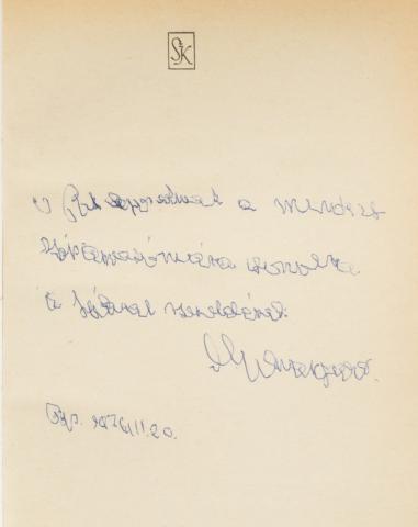 Molnár Gábor: Éjbe zuhant évek.  Budapest, 1973, Szépirodalmi. [Franklin ny.] 