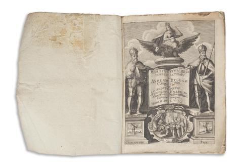 Rumelin, Martin: - -, ICti. Et In Academia patria Professoris Dissertationes academicae ad Auream Bullam Caroli 4. Imperatoris directae.  Tubing, 1655. Typis Joh. Wyrichi Rosslini, sumptibus Philiberti Brunni bibliopol. 