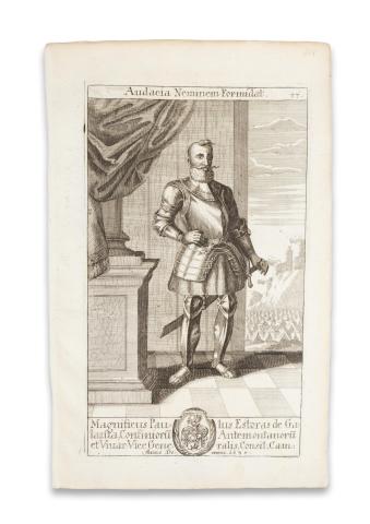 Paulus Estoras de Galanta....AD 1635...I. Esterházy Pál herceg rézmetszet  Viennae, 1700, Leopold Voigt. 