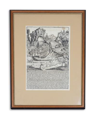 Schedel, Hartmann: - - világkrónikájának magyar vonatkozású lapja. CCLXXII recto.  Nuremberg [Nürnberg], 1493. Anton Koberger. 