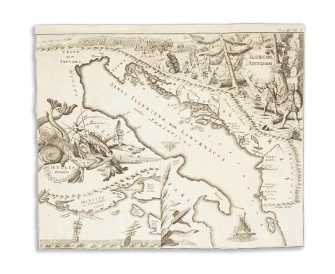 Schwandtner, Johann Georg: Öt rézmetszetű térkép a Scriptores rerum Hungaricarum veteres ac genuini... III. kötetéből  Vindobonensis, 1748. Johann Pauli Kraus. 