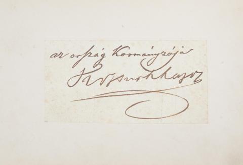 Az 1848-49-diki Magyar Szabadságharc hőseinek sajátkezű névaláírásaik  1848-1849 