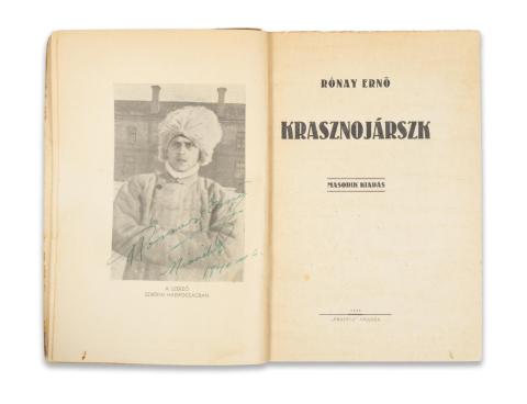 Rónay Ernő: Krasznojárszk. Második kiadás.  Oradea [Nagyvárad] 1939, Grafica 