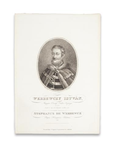 Ehrenreich Sándor Ádám: Werbewczy István, Magyar Ország' Nádor-Ispánja... Werbőczy István portréja  Budapest, 1904. Ranschburg Gusztáv 