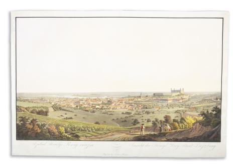  Lántz, Jozef Anton: Pozsony látképe  Pressburg, 1817. N. Meidinger. 