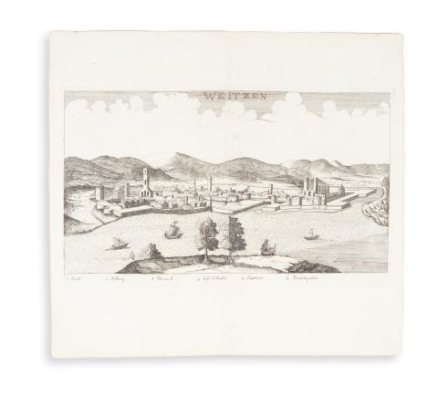 Vác látképe. Weitzen.   Augspurg, 1684, Jacob Koppmayer 